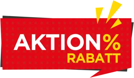 Grafik mit der Info: Aktion% Rabatt